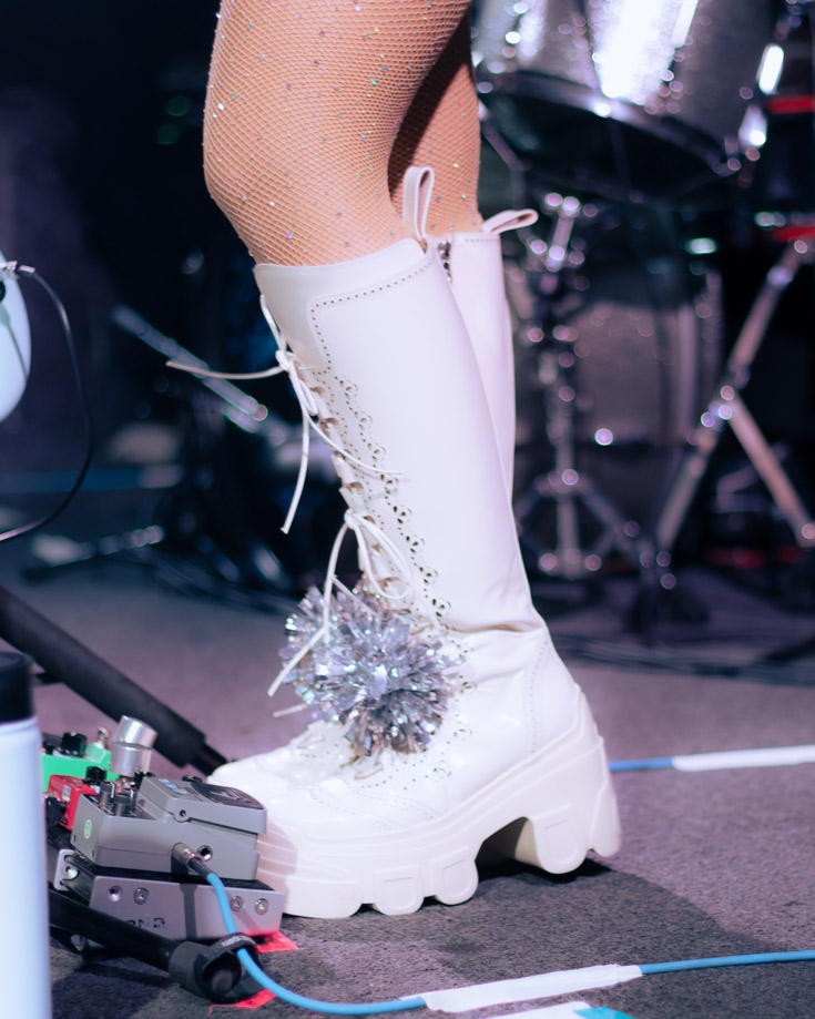 Pom Pom Squad performing at The Social in Orlando, FL on March 31st, 2025 on the Mirror Ball Tour