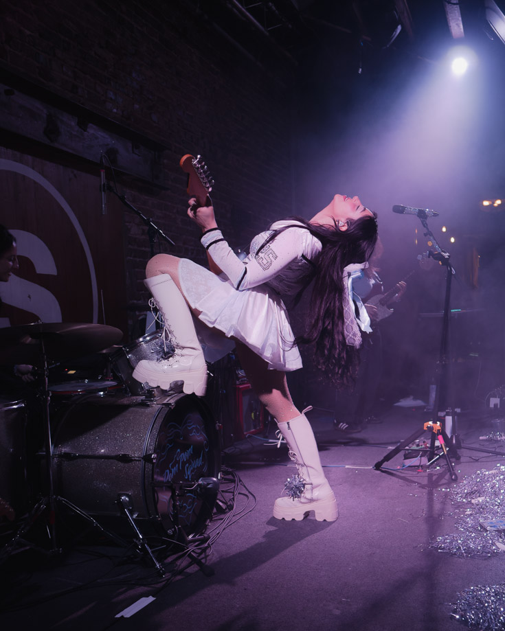 Pom Pom Squad performing at The Social in Orlando, FL on March 31st, 2025 on the Mirror Ball Tour