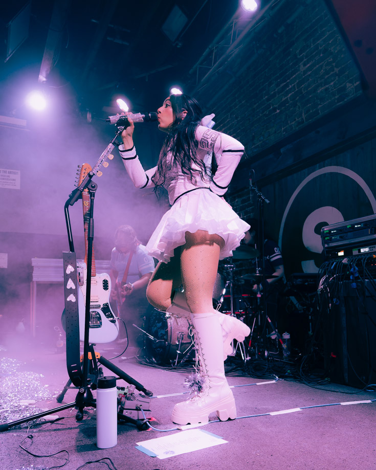 Pom Pom Squad performing at The Social in Orlando, FL on March 31st, 2025 on the Mirror Ball Tour
