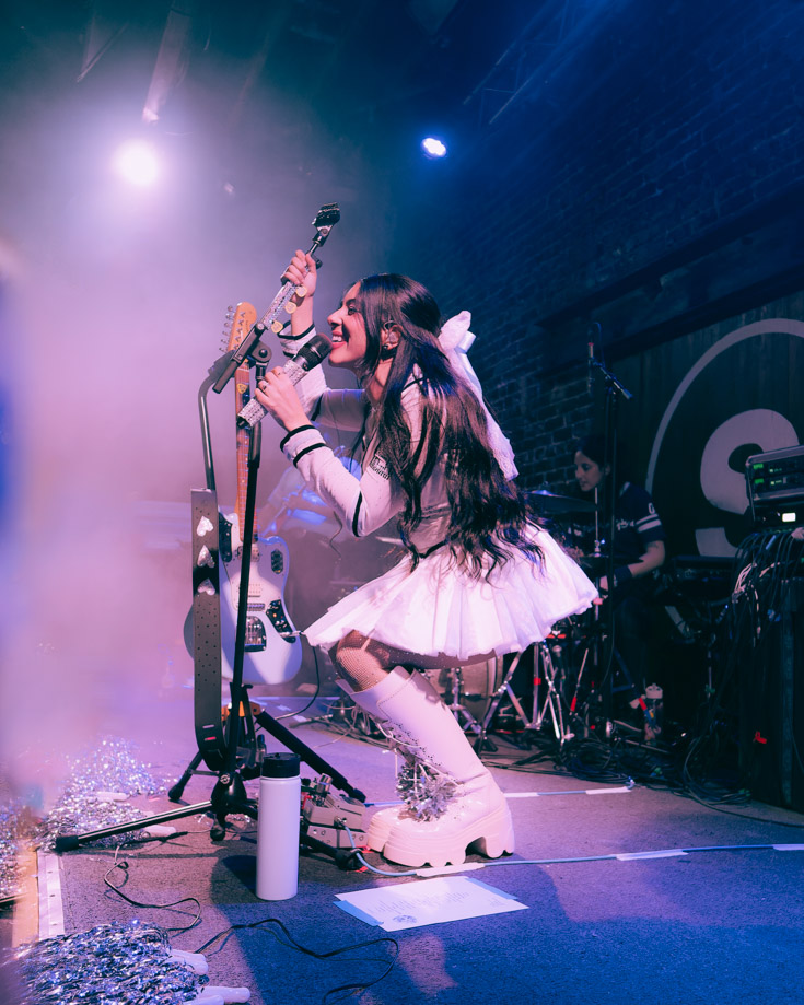 Pom Pom Squad performing at The Social in Orlando, FL on March 31st, 2025 on the Mirror Ball Tour