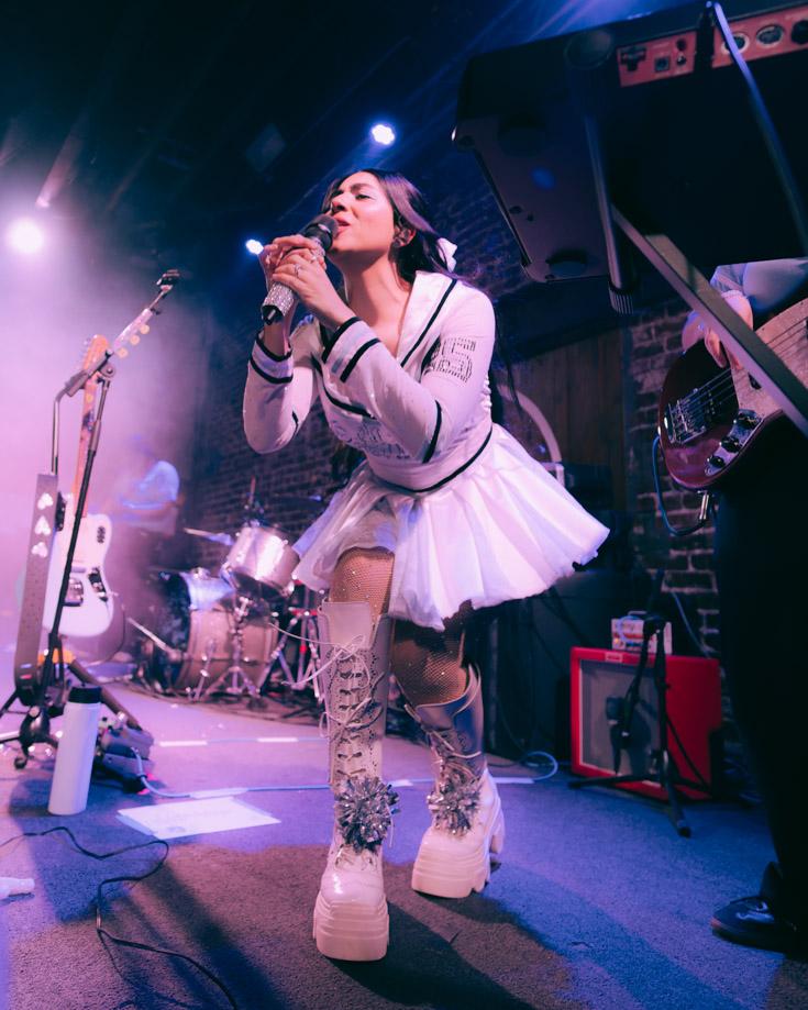 Pom Pom Squad performing at The Social in Orlando, FL on March 31st, 2025 on the Mirror Ball Tour