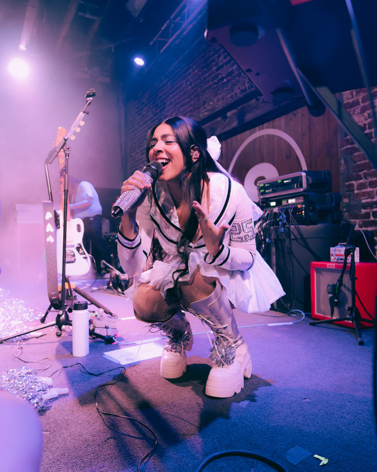 Pom Pom Squad performing at The Social in Orlando, FL on March 31st, 2025 on the Mirror Ball Tour