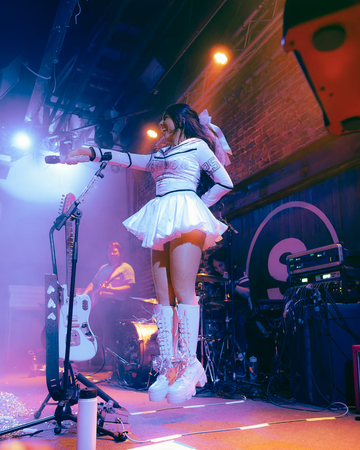 Pom Pom Squad performing at The Social in Orlando, FL on March 31st, 2025 on the Mirror Ball Tour