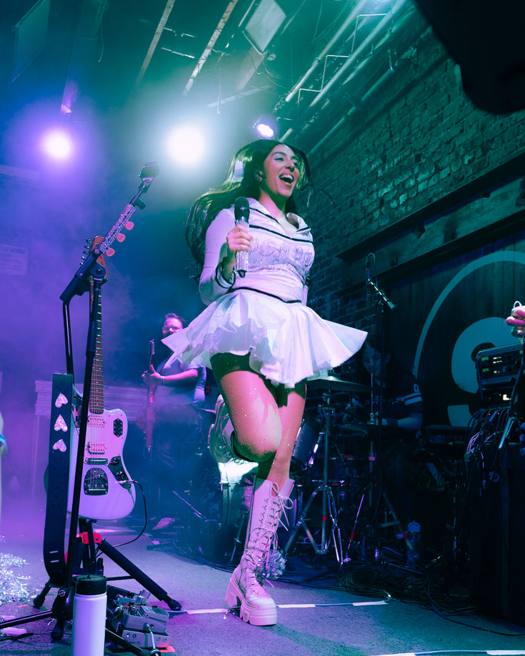 Pom Pom Squad performing at The Social in Orlando, FL on March 31st, 2025 on the Mirror Ball Tour