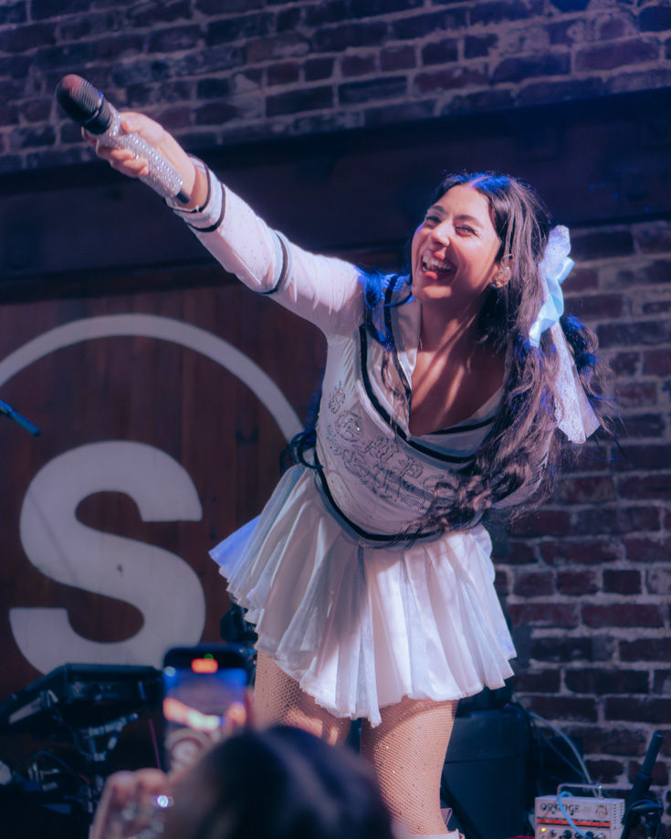 Pom Pom Squad performing at The Social in Orlando, FL on March 31st, 2025 on the Mirror Ball Tour
